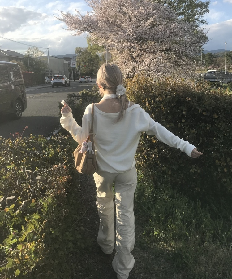 カーゴポケットワイドパンツ IVORY