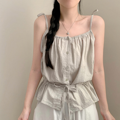 リボンウエスト紐キャミソール MINT