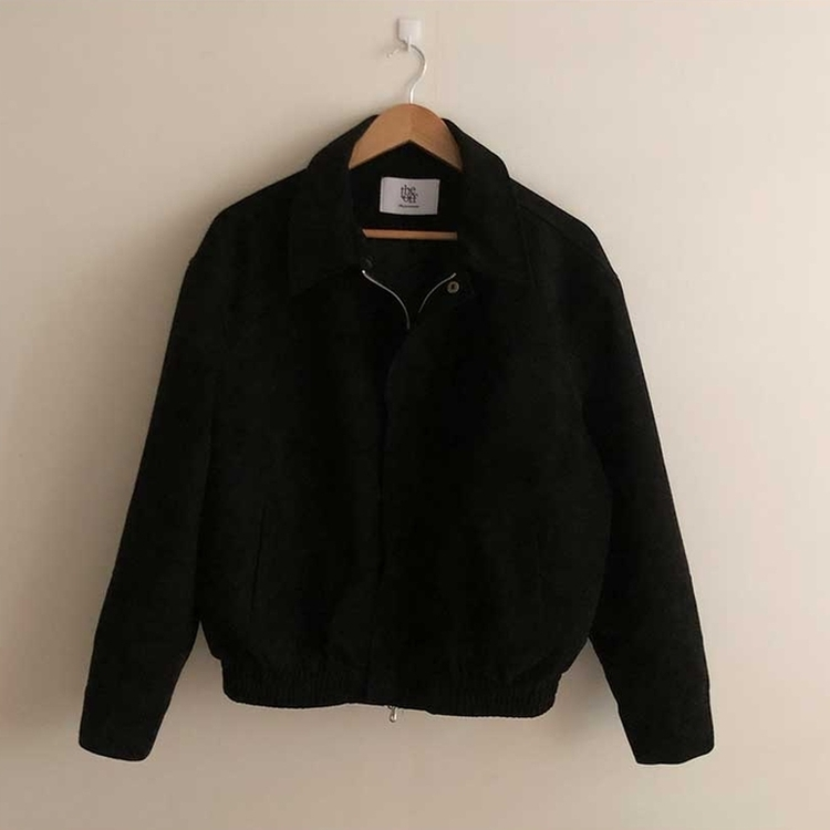 シンプルオーバースエードジャケット