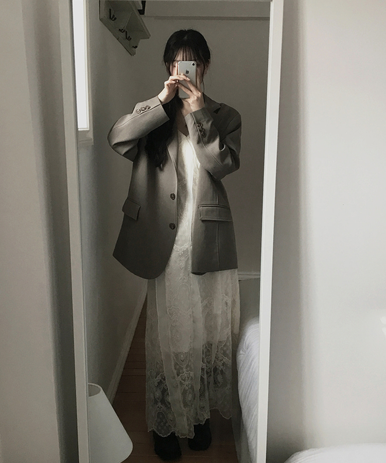 レースキャミソールワンピース IVORY