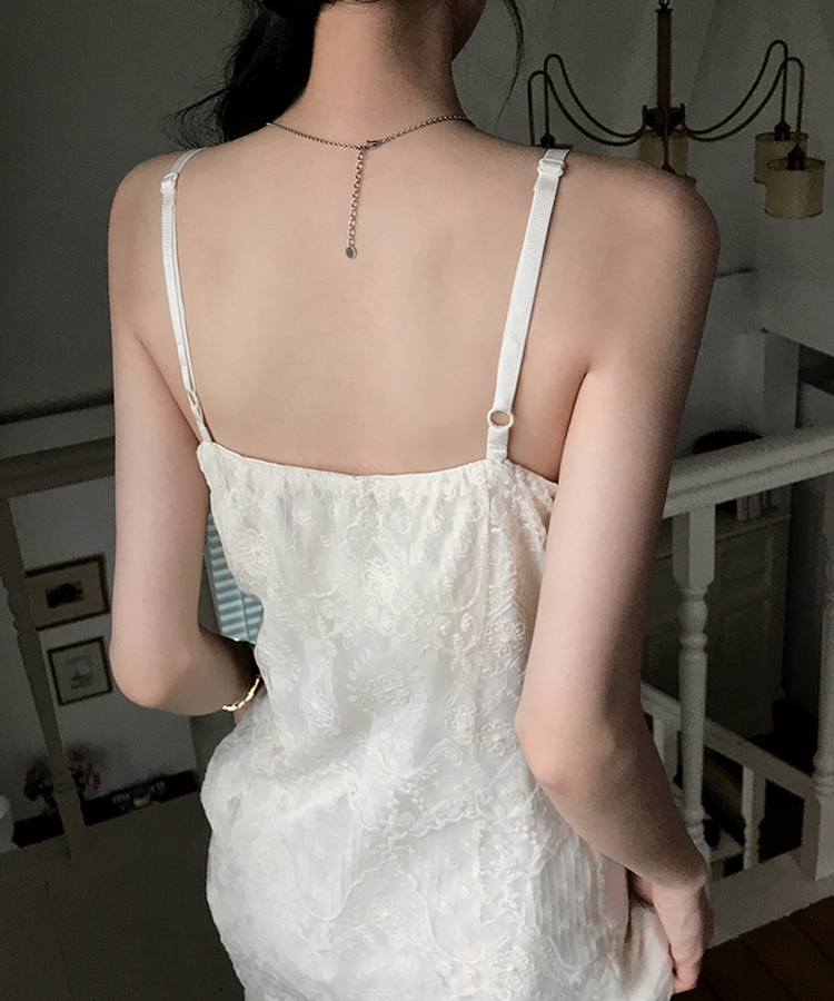 レースキャミソールワンピース IVORY