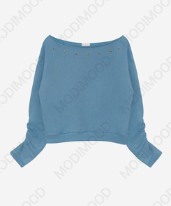 シアリングスターオフショルトレーナー