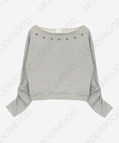 シアリングスターオフショルトレーナー