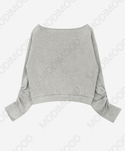 シアリングスターオフショルトレーナー