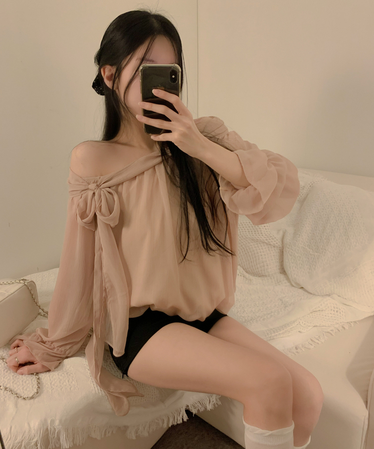 ローライズミニスカートパンツ BLACK