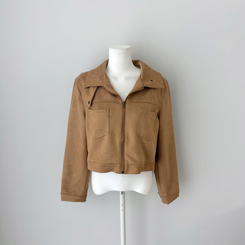 クラシックスエードクロップドジャケット