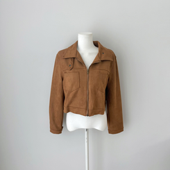 クラシックスエードクロップドジャケット