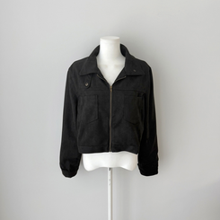 クラシックスエードクロップドジャケット