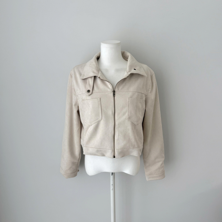 クラシックスエードクロップドジャケット