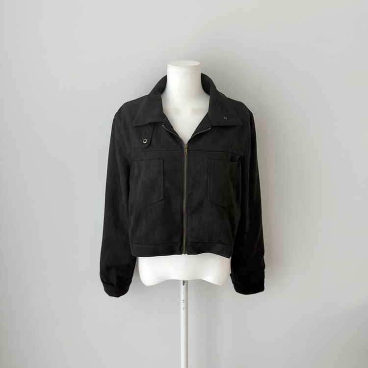 クラシックスエードクロップドジャケット