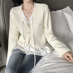 デイリーツイードクロップドジャケット IVORY