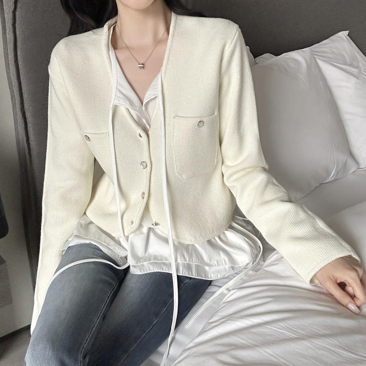 デイリーツイードクロップドジャケット IVORY