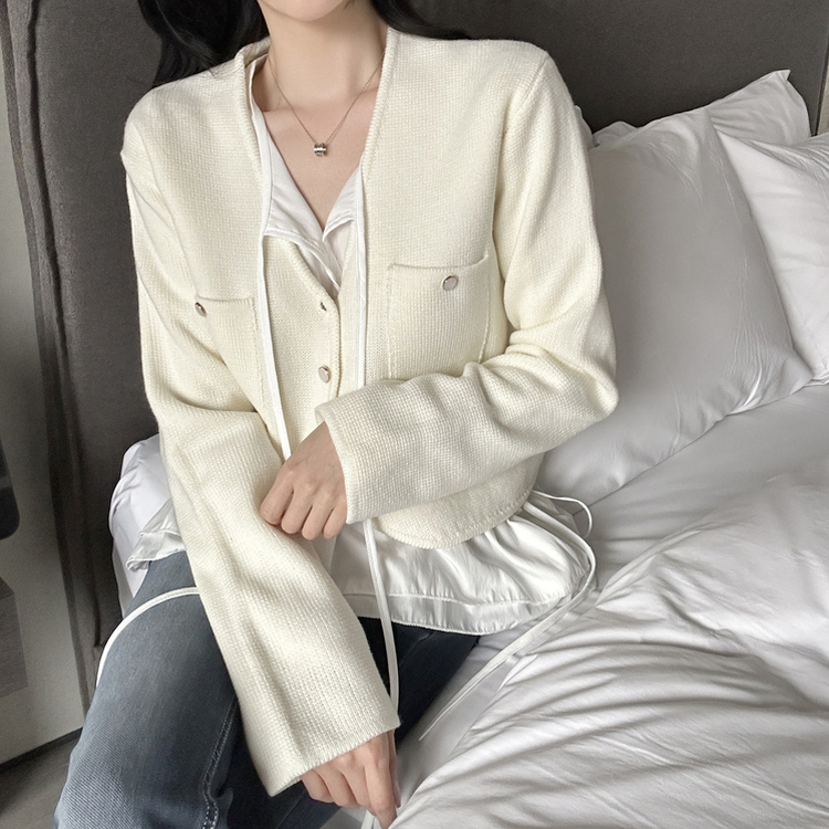 デイリーツイードクロップドジャケット IVORY