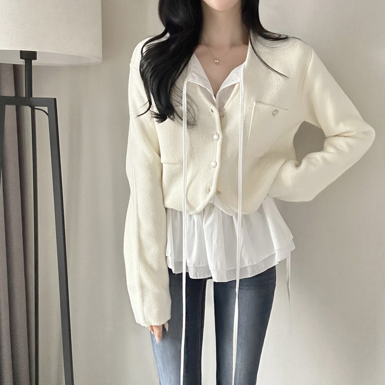 デイリーツイードクロップドジャケット IVORY