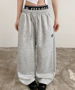 トランクレイヤードワイドトレーニングパンツ GREY