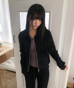 【丈別】ローライズブーツカットパンツ BLACK