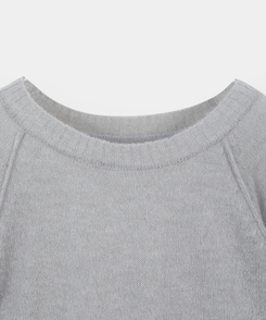 シンプルボートネックニット(7color)