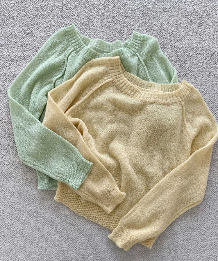 シンプルボートネックニット(7color)