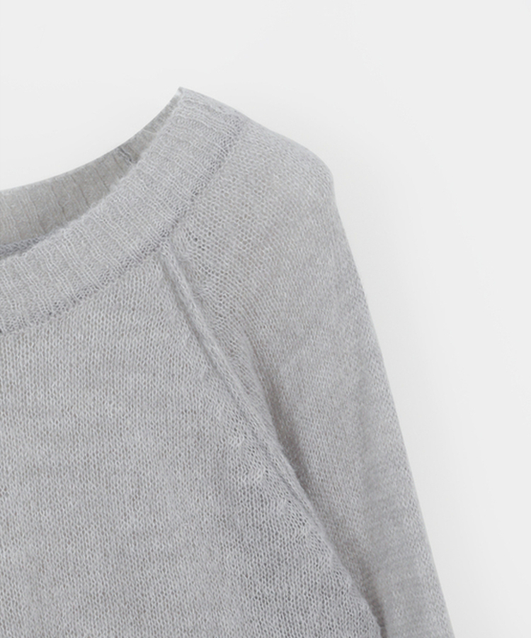 シンプルボートネックニット(7color)