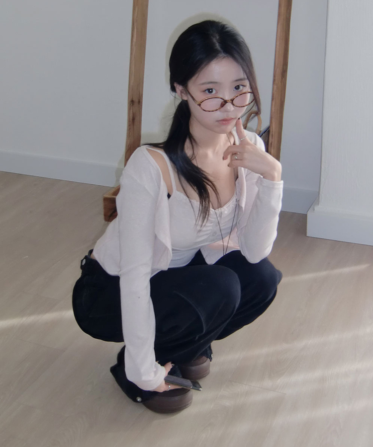 단독특가 레든 버튼비죠 사이드절개 와이드 데님 롱 와이드 팬츠 블랙