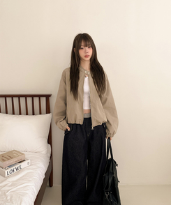 バックルスナップブルゾンジャケット BEIGE