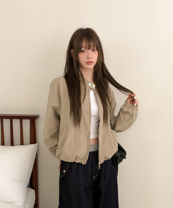 バックルスナップブルゾンジャケット BEIGE