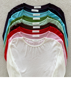 デイリーラウンド長袖Tシャツ(9color)