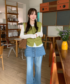 デイリーラウンド長袖Tシャツ(9color) IVORY