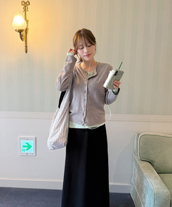 デイリーラウンド長袖Tシャツ(9color) LIGHT GREEN