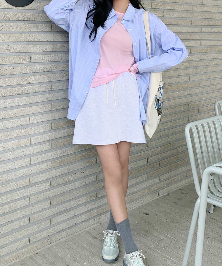 デイリーラウンド長袖Tシャツ(9color) PINK