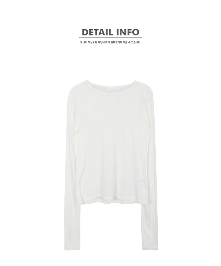 デイリーラウンド長袖Tシャツ(9color)