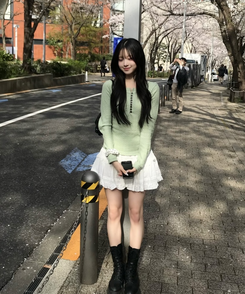 スリムフィットボタントップス MINT