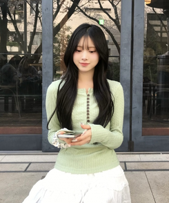 スリムフィットボタントップス MINT