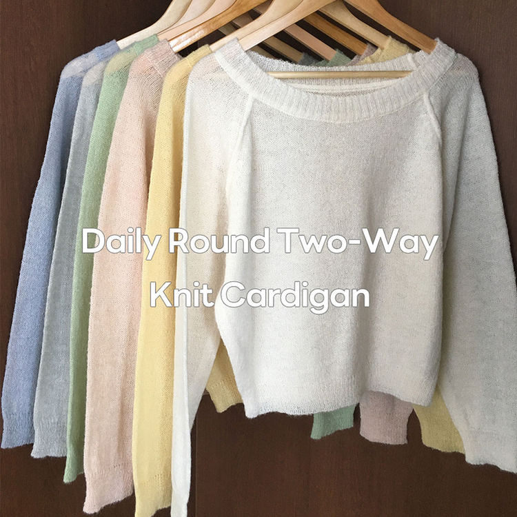 デイリーワンオフショルダーニット(7color)