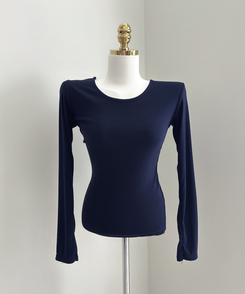 ボタンスナップ長袖Tシャツ(6color)