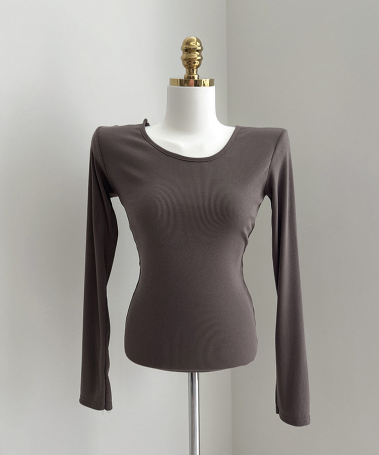 ボタンスナップ長袖Tシャツ(6color)