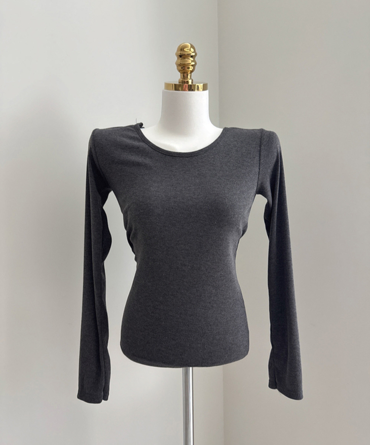 ボタンスナップ長袖Tシャツ(6color)