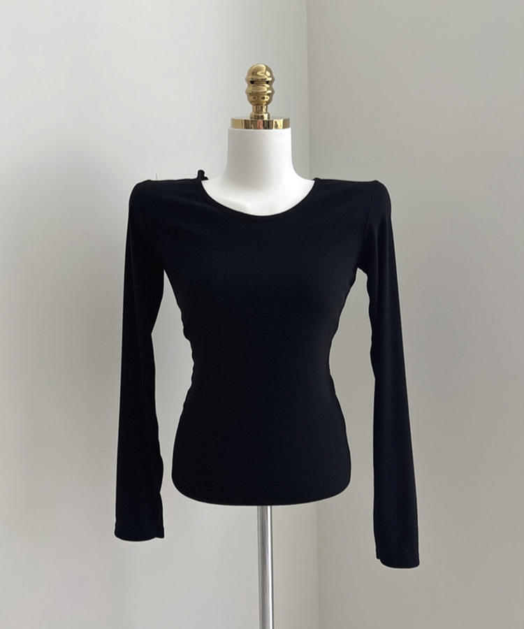 ボタンスナップ長袖Tシャツ(6color)