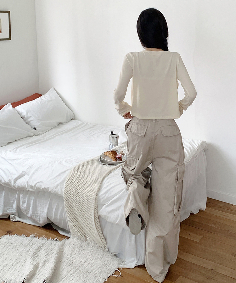 【SET】フラワーレースキャミソール＋カーディガン IVORY