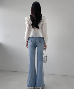 デイリーブーツカットデニムパンツ(6color) LIGHT BLUE