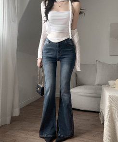 デイリーブーツカットデニムパンツ(6color) DARK BLUE