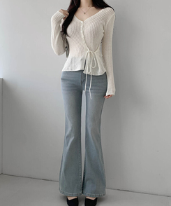 デイリーブーツカットデニムパンツ(6color) GRAY