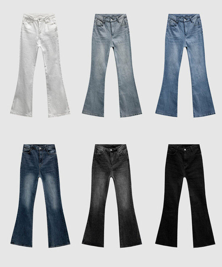 デイリーブーツカットデニムパンツ(6color)