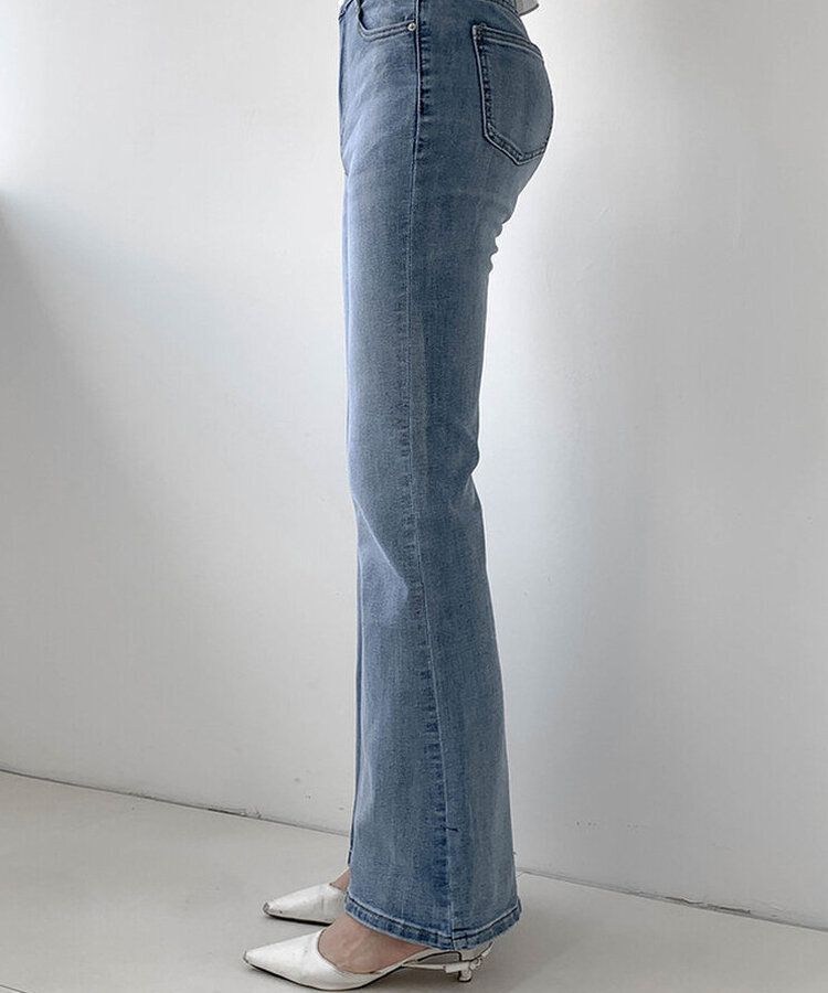 デイリーブーツカットデニムパンツ(6color) LIGHT BLUE