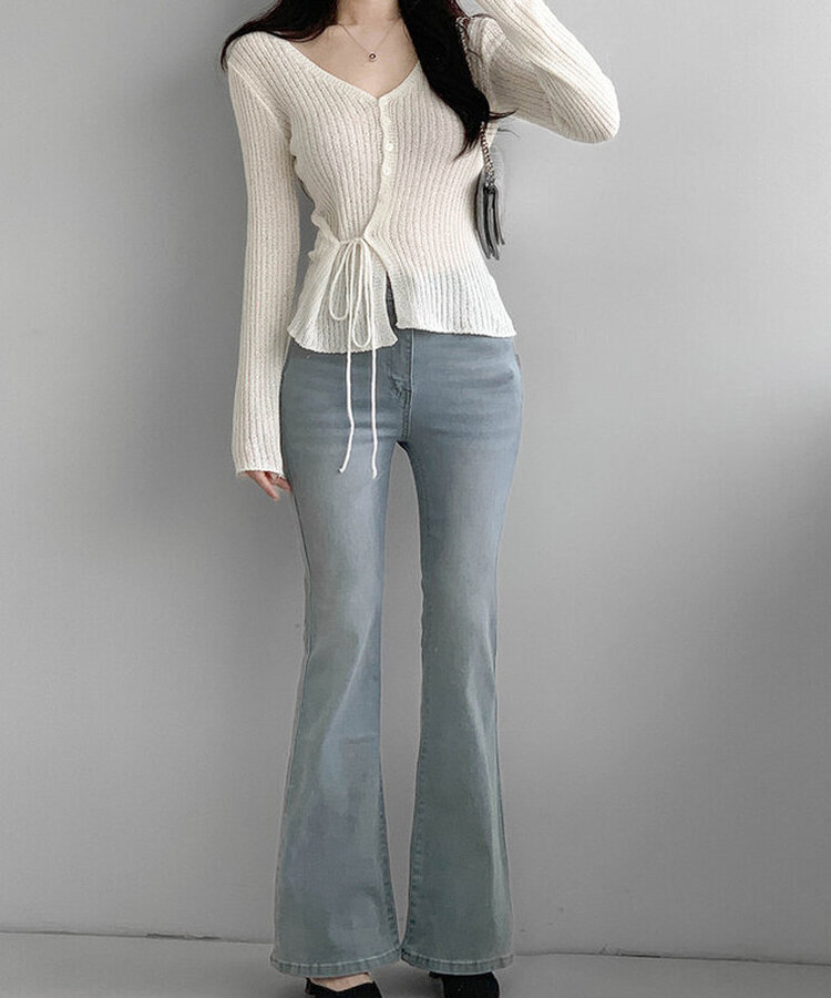 デイリーブーツカットデニムパンツ(6color) GRAY