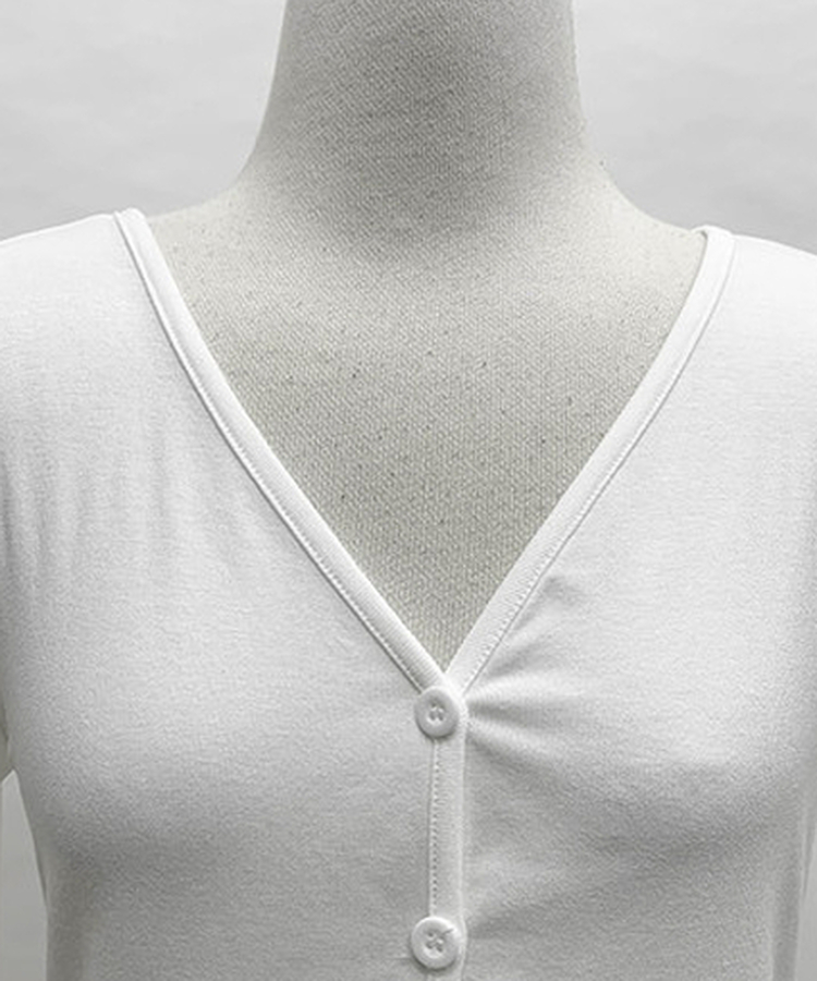 【SET】【カップ付き】リボンキャミソール カーディガン