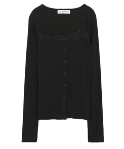 レーズスクエアネックTシャツ