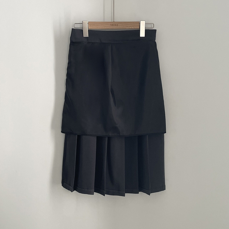 ビンテージプリーツミディスカート