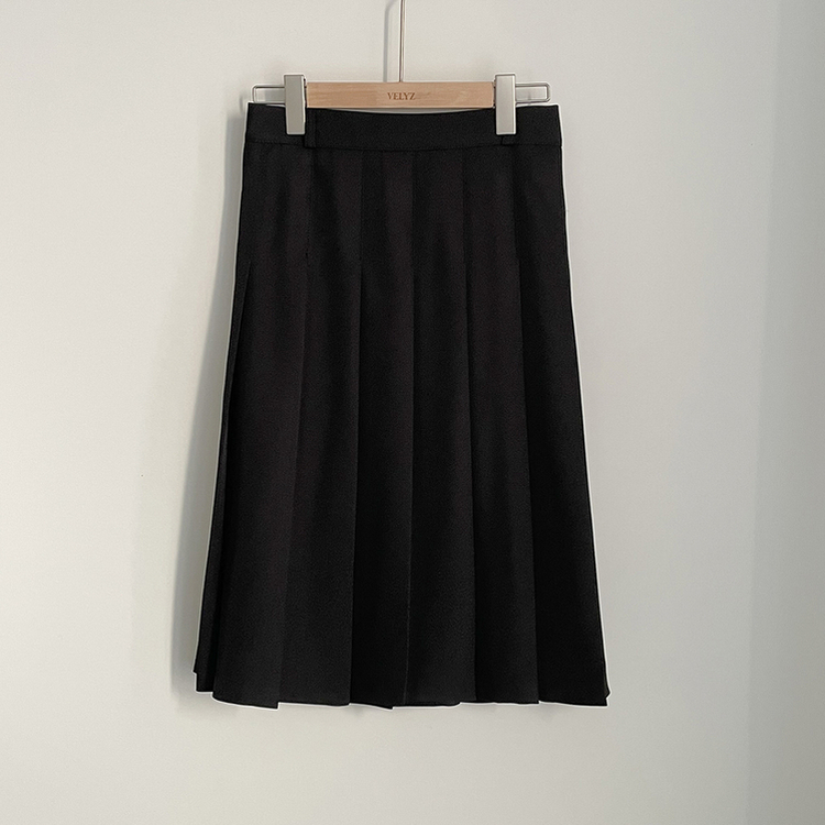 ビンテージプリーツミディスカート