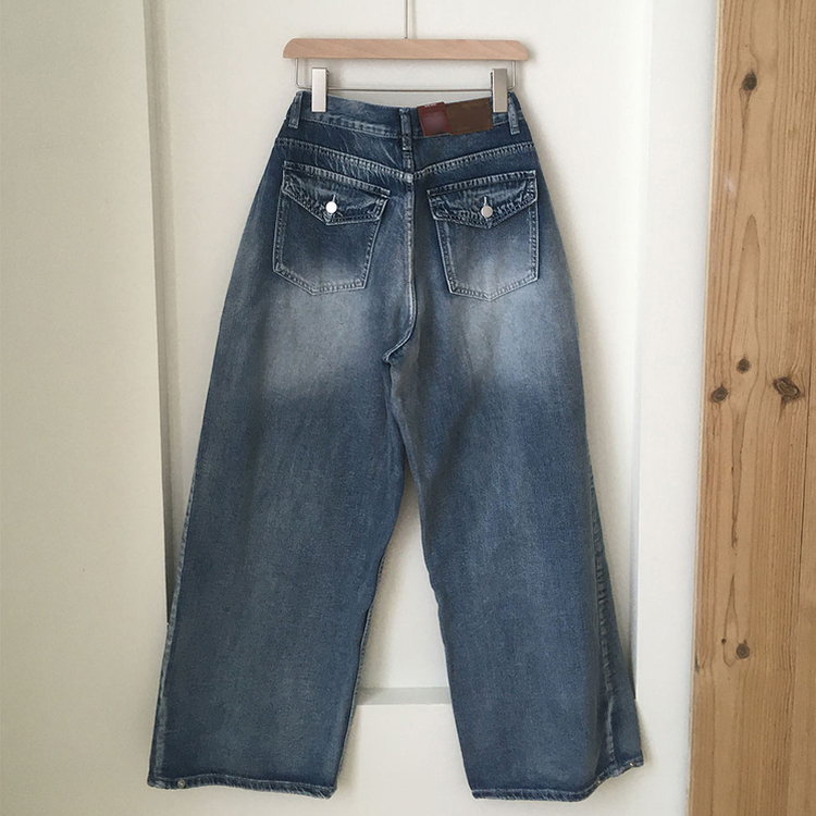 【丈別】バルーンワイドデニム